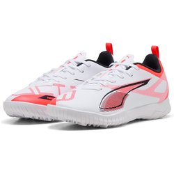 PUMA Ultra 5 Play TT Multinocken-Fußballschuhe Kinder 01 - PUMA white/PUMA black/glowing red 32