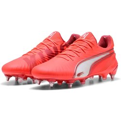 PUMA King Ultimate MxSG Stollen-Fußballschuhe 01 - glowing red/puma white/red fire 42