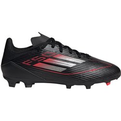 adidas F50 League FG/MG Fußballschuhe Kinder IE3744 - core black/iron met./lucid red 37 1/3