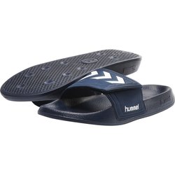 hummel Larsen Badelatschen mit Klettverschluß dress blue/white 40