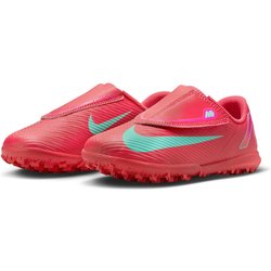 NIKE Jr. Mercurial Vapor 16 Club TF Multinocken-Fußballschuhe Kinder 800 - ember glow/aurora green 26