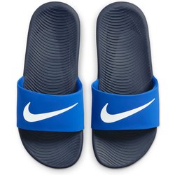 NIKE Kawa Badelatschen Jungen 402 - game royal/white-thunder blue-white 32