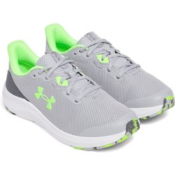 UNDER ARMOUR Pursuit 4 Laufschuhe Jungen 011 - mod gray/castlerock/hyper green 35.5