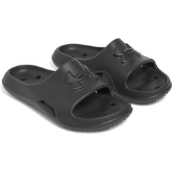 UNDER ARMOUR Locker V Slides Badelatschen Damen 001 - black/black/black 43