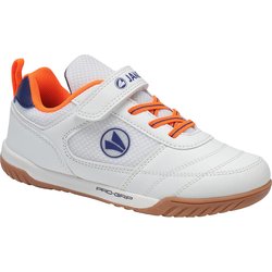JAKO Iconrush ID Hallenschuhe Kinder 022 - weiß/neonorange/sportroyal 38