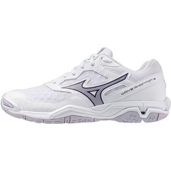 Mizuno Wave Phantom 3 Handballschuhe Damen 20 - white/violet indigo/camellia rose 42.5