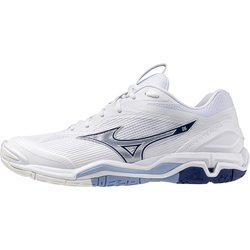 Mizuno Wave Stealth 6 Handballschuhe 96 - white/bellwether blue/bel air blue 43