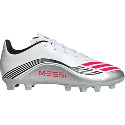 adidas F50 Messi Club FG/MG Fußballschuhe Kinder JP7457 - cloud white/lucid red/silver met. 30.5
