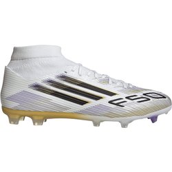 adidas F50 League Mid-Top FG/MG Fußballschuhe HQ9237 - cloud white/core black/gold met. 40