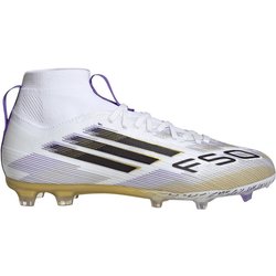 adidas F50 Elite Mid-Top FG Fußballschuhe Kinder JI3543 - cloud white/core black/gold met. 38