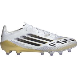 adidas F50 Elite AG Fußballschuhe JR2119 - cloud white/core black/gold met. 40 2/3