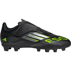 adidas F50 Club FG/MG Fußballschuhe Kinder JI0037 - core black/iron met./lucid lemon 38