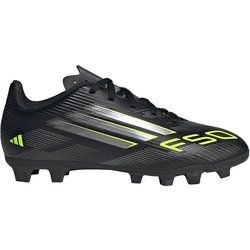 adidas F50 Club FG/MG Fußballschuhe Kinder JI0028 - core black/iron met./lucid lemon 36 2/3