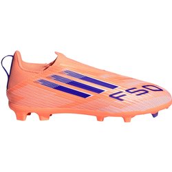 adidas F50 League Laceless FG/MG Fußballschuhe Kinder JH7742 - beam orange/lucid blue/cloud white 37 1/3