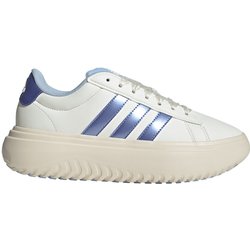 adidas Grand Court Platform Sneaker Damen JR0706 - off white/blue spark met./wonder white 37 1/3