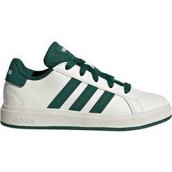 adidas Grand Court Lace-Up Sneaker Kinder JQ0704 - off white/collegiate green/core black 35.5