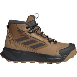 adidas TERREX Leather Rain.Rdy Mid-Top Winterstiefel Herren JR5297 - cardboard/carbon/bronze strata 38