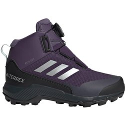 adidas TERREX Winter Boa Rain.Rdy Mid-Top Wanderschuhe Kinder JS2970 - aurora plum/matte silver/core black 28.5