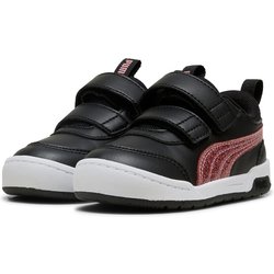 PUMA Multiflex 2 Glitz FS Baby-Sneaker mit Klettverschluss 01 - PUMA black/rose gold 23