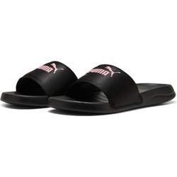 PUMA Popcat 20 Satin Princess Pantoletten Damen 02 - PUMA black/poised pink 37