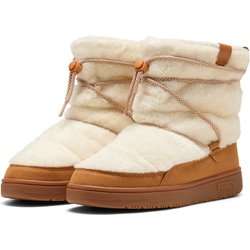 PUMA Snowbae Suede Winterstiefel Damen 02 - frosted ivory/caramel latte 36