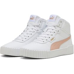 PUMA Carina 3.0 Mid Sneaker Damen 06 - PUMA white/rose quartz/PUMA gold 37.5