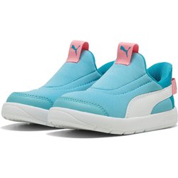 PUMA Courtflex V3 Sliptech Baby-Sneaker 09 - aqua/puma white/pinkscape 24