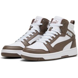 PUMA Rebound V6 High-Top Sneaker 49 - PUMA white/flat bronze 44