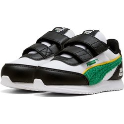 PUMA R78 Lightwind Super Baby-Sneaker mit Klettverschluss 01 - PUMA white/archive green/PUMA black 26