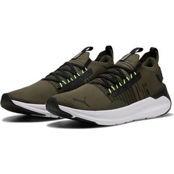 PUMA Softride Symmetry Fuzion LS Laufschuhe 05 - dark olive/puma black/fizzy light 38