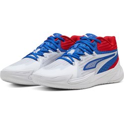 PUMA Dagger Basketballschuhe 11 - PUMA white/mountain blue/for all time red 40
