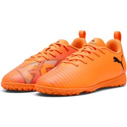PUMA Future 8 Play TT Multinocken-Fußballschuhe Kinder 03 - heat fire/puma black/ravish 37.5