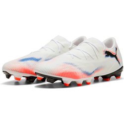 PUMA Future 8 Match Low FG/AG Fußballschuhe 01 - PUMA white/PUMA black/glowing red 40