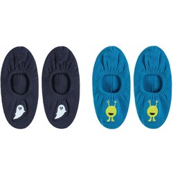 2er Pack s.Oliver Hygge Motif Slipper Hausschuhe Kinder 5360 - regatta 33-36