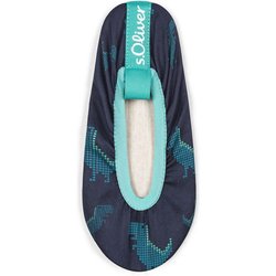 s.Oliver Sustainable Gymnastik Schläppchen Kinder 5801 - blue 27-28