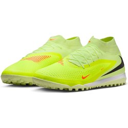 NIKE Phantom 6 High Academy TF Multinocken-Fußballschuhe Herren 800 - hyper crimson/black-life lime 41