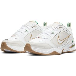 NIKE Air Monarch IV Fitnessschuhe Herren 103 - white/metallic gold-phantom-lucky green 47.5