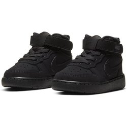 NIKE Court Borough Mid 2 Baby-Sneaker 001 - black/black-black 23.5