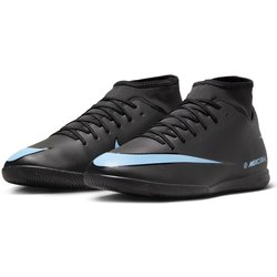 NIKE Mercurial Superfly 10 Club IC Fußballschuhe Herren 001 - black/ice blue 36.5