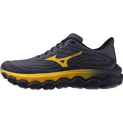 Mizuno Wave Horizon 8 Laufschuhe Herren 51 - blue granite/citrus/baritone blue 43