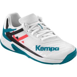 Kempa Wing 2.0 Handballschuhe Kinder weiß/rot/schwarz 30