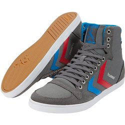 hummel Slimmer Stadil High-Top Sneaker castlerock/ribbonred/bril blue 42