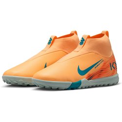 NIKE Jr. Mercurial Superfly 10 Academy Kylian Mbappé TF Multinocken-Fußballschuhe Kinder 801 - melon tint/neo turq-igloo 36