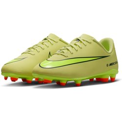 NIKE Jr. Mercurial Vapor 16 Club FG/MG Fußballschuhe Kinder 300 - limelight/volt-hyper crimson 37.5