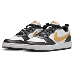 NIKE Court Borough Low Recraft Sneaker Kinder 008 - black/metallic gold-black-white 40