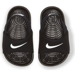 NIKE Kawa Badelatschen Baby black/white-white-white 21