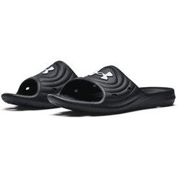 UNDER ARMOUR Locker IV Badelatschen Herren 001 - black/black/white 42.5