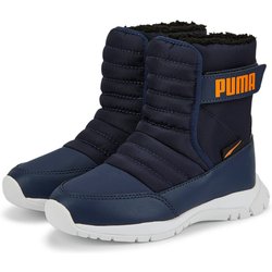 PUMA Nieve Boot Winterized AC PS Winterstiefel gefüttert Kinder peacoat/vibrant orange 30