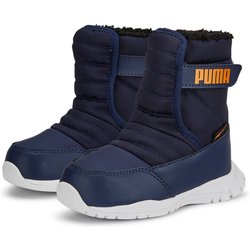 PUMA Nieve Boot Winterized AC Baby Boots Winterstiefel gefüttert peacoat/vibrant orange 25