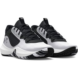 UNDER ARMOUR Lockdown 6 Basketballschuhe Kinder 101 - white/black/black 38.5